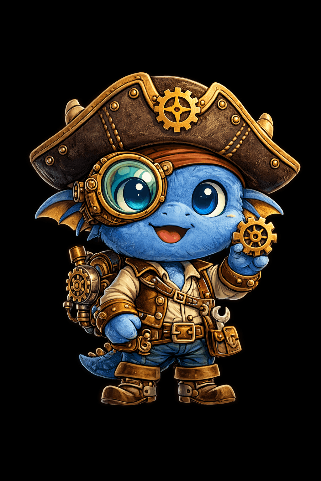 Captain Cog, the Makers Mania workshop guide.
