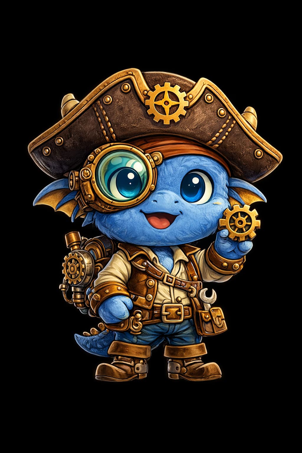 Captain Cog, the Makers Mania workshop guide.